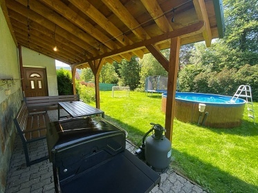 Wellness chalupa s baznem - Doln Morava