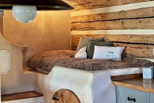 Roubenka Jizerská magistrála - rozhledna Štěpánka