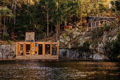 Hidden Retreat - glamping a sauna na vodě