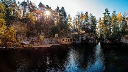 Wellness chata a sauna na vod� - Kamenn� trouba