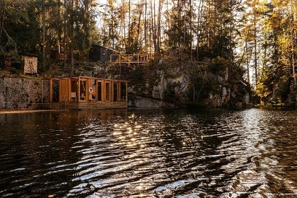 Wellness chata a sauna na vod� - Kamenn� trouba
