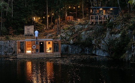 Hidden Retreat - glamping a sauna na vodě