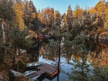 Wellness chata a sauna na vod� - Kamenn� trouba