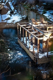 Hidden Retreat - glamping a sauna na vodě