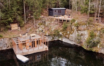 Wellness chata a sauna na vod� - Kamenn� trouba