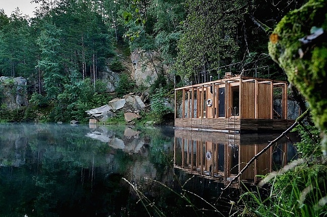 Wellness chata a plovouc� sauna - Lipnice n. S�zavou