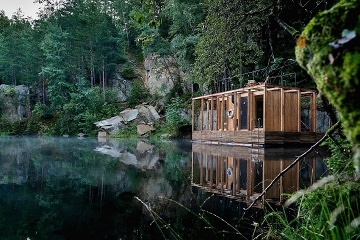 Wellness chata a sauna na vod� - Kamenn� trouba