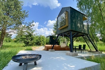 Glamping Bílý Kámen - Trojanský rybník - Vysočina