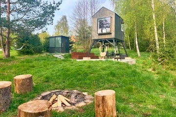 Glamping B�l� K�men - Trojansk� rybn�k - Vyso�ina