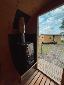 Glamping se saunou Pod rybn��ky - CHKO Brdy