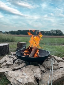 Glamping se saunou Pod rybn��ky - CHKO Brdy
