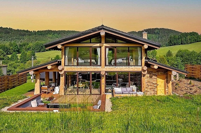Wellness srub - termln park Velk Losiny - Pradd
