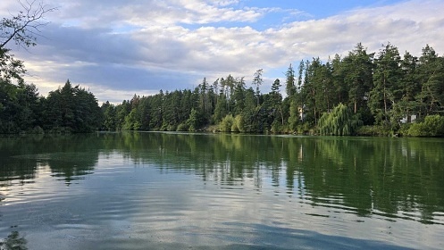 Chata s wellness u rybníka - Dalešická přehrada