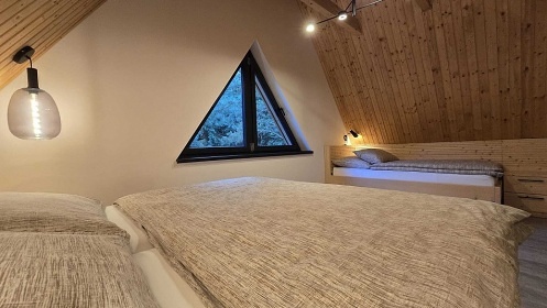 Chata s wellness u rybníka - Dalešická přehrada