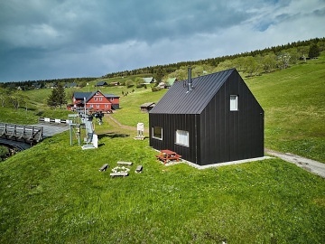 Glamping ern voda - Pomezn hbet - Krkonoe