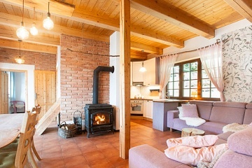 Chata a dva apartmány se zvířátky - Křivoklátsko
