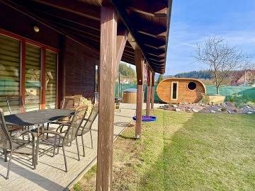 Wellness chata Beskydy - sauna, vířivka - Pustevny