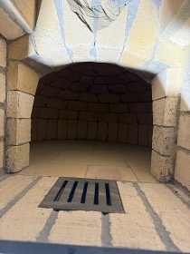 Chalupa s baznem a kachlovmi kamny - esk rj