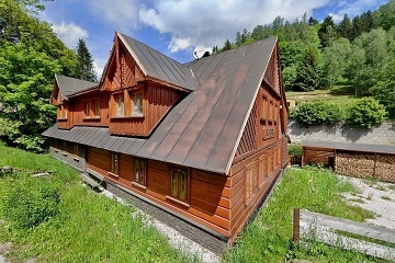 Chalupa Krkonoše - koupací sud - Velká Úpa