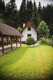 Chata s bazénem - Vyšší Brod - přehrada Lipno