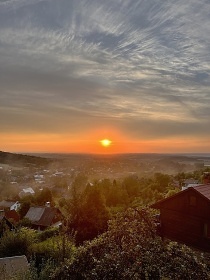 Chata a koupac sud s vhledem - Hostnsk vrchy