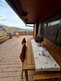 Chata a koupac sud s vhledem - Hostnsk vrchy