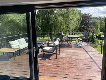 Chata a koupac rybnk - ern hora - Jansk Lzn