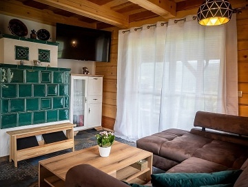 Chalupa wellness a kachlov� kamna - Beskydy