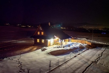 Chalupa wellness a kachlov� kamna - Beskydy