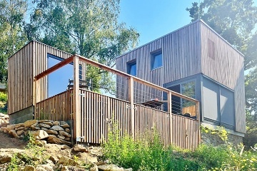 Wellness chata - Glamping s v�hledem - hrad Lipnice