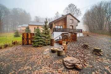 Wellness chata - vodn ndr Pastviny - Orlick hory