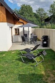 Chalupa Jesen�k u cyklostezky - L�zn� Lipov�