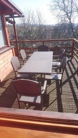 Chata terasa a baz�n - �esk� r�j a Krkono�e