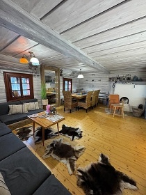 Wellness chalupa s kachlov�mi kamny - p�ehrada V�r