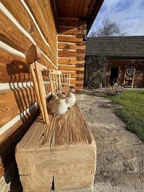 Wellness chalupa s kachlov�mi kamny - p�ehrada V�r