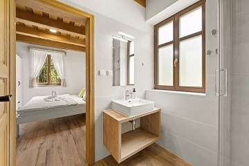 Wellness chalupa s baz�nem a kachlov�mi kamny