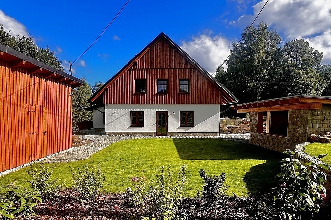 Chalupa se saunou - �dol� Divok� Orlice - De�tn�