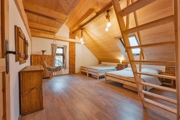 Wellness chalupa s v��ivkou a vyh��van�m sudem