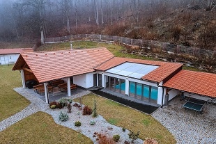 Wellness chalupa a vnitřní bazén - park Oslava