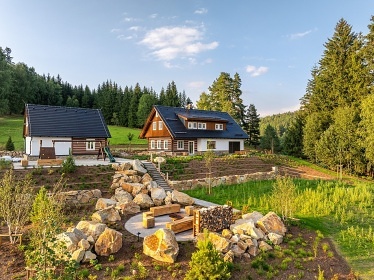 Roubenka se saunou na �umav� - Boub�nsk� prales