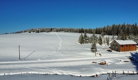 Horsk� chata - Jelen� - Kru�nohorsk� magistr�la