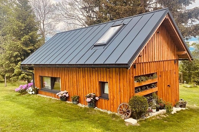 Chata s vířivkou - rozhledna Žalý - Krkonoše