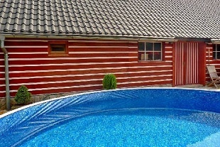 Chalupa s baz�nem - Velk� De�tn� - Orlick� hory