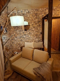 Glamping chata a koupac� sud - vodn� z�mek Blatn�