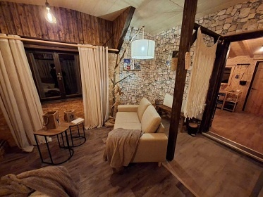 Glamping chata a koupac� sud - vodn� z�mek Blatn�