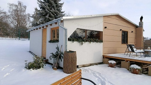 Glamping chata a koupac� sud - vodn� z�mek Blatn�