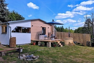 Glamping chata a koupac� sud - vodn� z�mek Blatn�