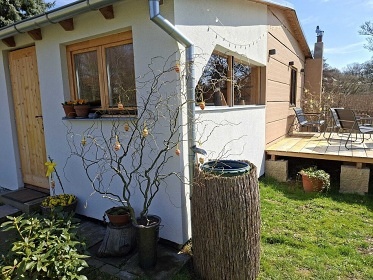 Glamping chata a koupac� sud - vodn� z�mek Blatn�