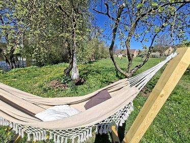 Glamping chata a koupac� sud - vodn� z�mek Blatn�
