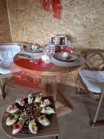 Glamping chata a koupac� sud - vodn� z�mek Blatn�